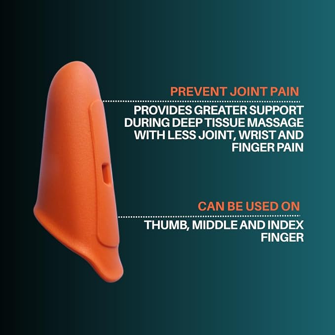 Thumbsavers Advance Massage Tool for Deep Tissue and Trigger Point Massage – Joint Support for Massage Therapists, Chiropractors and Physical Therapists – Hand Protection Aid (Large)