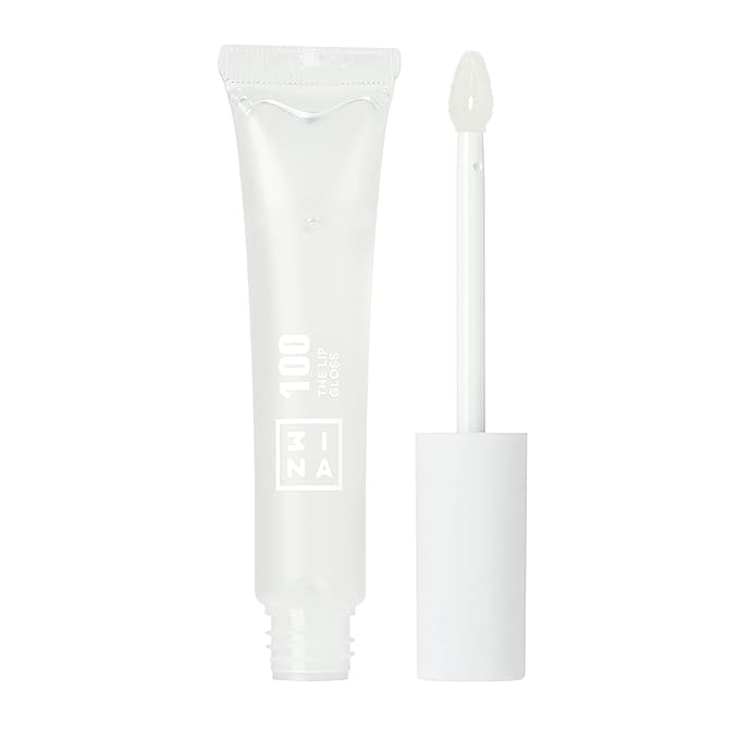 3INA The Lip Gloss – High Shine Lip Gloss for Women for Fuller-Looking Results – Non-Sticky and Creamy with Vitamin E and Tea Tree Oil – 100 – 0.27 oz