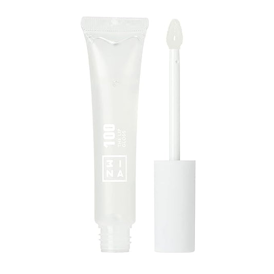 3INA The Lip Gloss – High Shine Lip Gloss for Women for Fuller-Looking Results – Non-Sticky and Creamy with Vitamin E and Tea Tree Oil – 100 – 0.27 oz