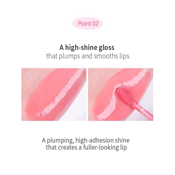 MQNY(MACQUEEN NEWYORK Dewy Over Lip Gloss 3g (#04 Bonny Bunny, Peach Pink)