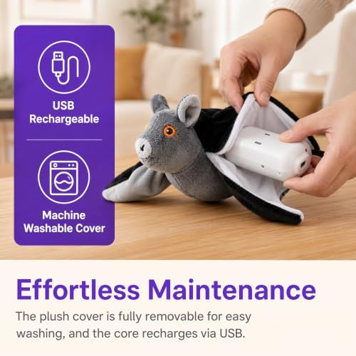 Flying Bat Toy for Dogs & Cats, Flapping Wings Interactive Pet Toy, 1 Pc