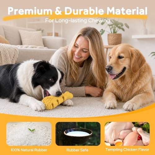 Chicken Leg Dog Chew Toy for Aggressive Chewers, Tough Dog Toys, for Large
