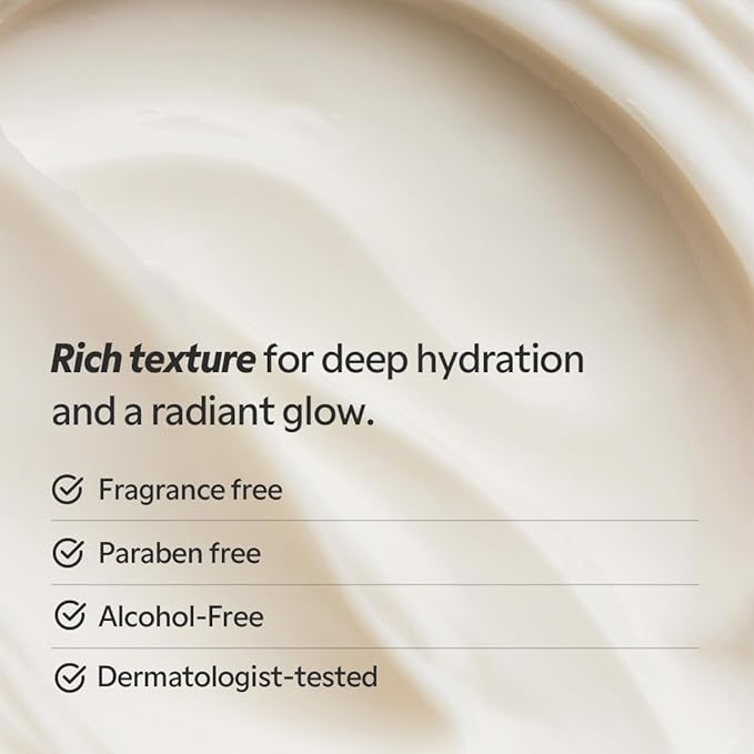 TIRTIR Natural Ceramide Cream | Deep moisturizer for Glass Skin, Polyglutamic acid, Centella Asiatica Extract, Skin barrier, Lightweight, Mild, Nature derived ingredients, Dry skin, Korean skincare