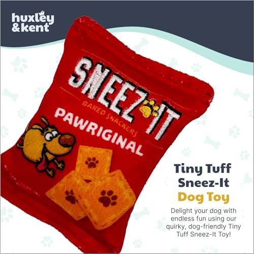 Huxley & Kent Tiny Tuff Plush Dog Toy, Sneez-It