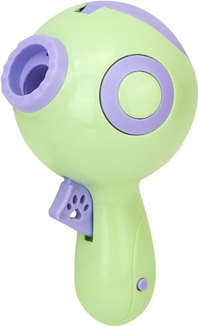 Dogs Treat Launchers Toy Funny Dispenser Toy Interactively Pet Slow Feeder with LED Light and Large Capacity Pet Treat Launchers Refill Cats Dogs