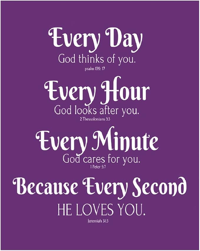 QETXVI Bible Verse Blanket with Inspirational Thoughts and Prayers- Religious Throw Blanket Soft Lightweight Cozy Plush Warm Blankets for Women Men Gift (Purple, 50"X 60")