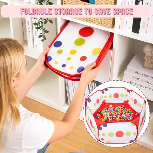 Cat Ball Pit with Balls, 176 Pcs Cat Enrichment Toys for Bored Kitten