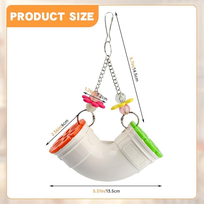 Mouse R-at Enrichment Toys Foraging,Treat Dispenser Rats-Foraging Toy,Interactive Slow Feeder Hanging Fancy Mice Cage Accessories Puzzle Forager for SugarGliders,Hamsters