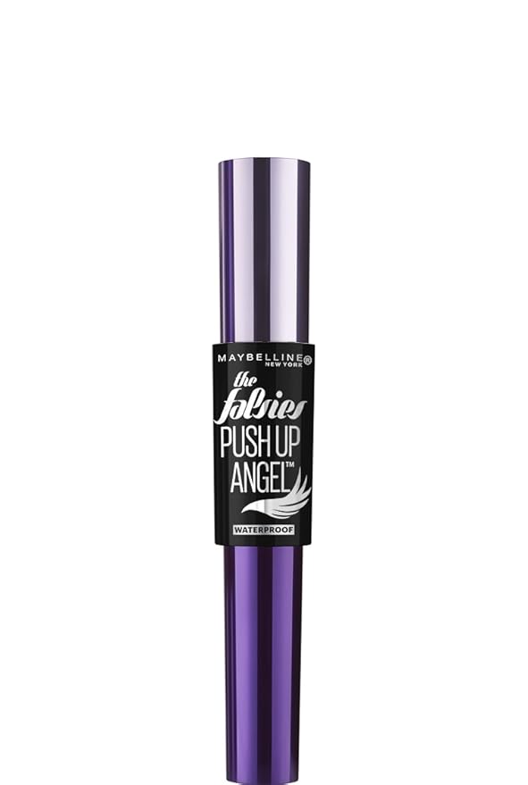 Maybelline The Falsies Push Up Angel Waterproof Mascara, Lengthening and Curling Make Up Formula, Very Black, 1 Count