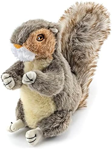 RUFFIN' IT Woodlands, Plush Squirrel, 6 in Squeaky Soft Stuffed, Dog Toy