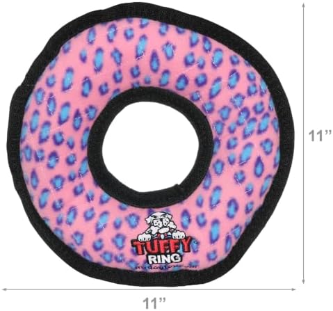 TUFFY® 2 Pack Ultimate Ring Ultra Durable Plush Dog Toys