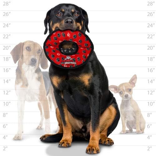 TUFFY® 2 Pack Ultimate 4Way Ring Ultra Durable Plush Dog Toys