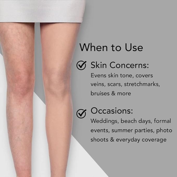 Dermablend Leg and Body Makeup Foundation with SPF 25, 25W Light Sand, 3.4 Fl. Oz.