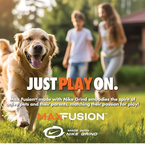 Max Fusion Quantum Dog Toy, Medium, Multi, Made with Nike Grind