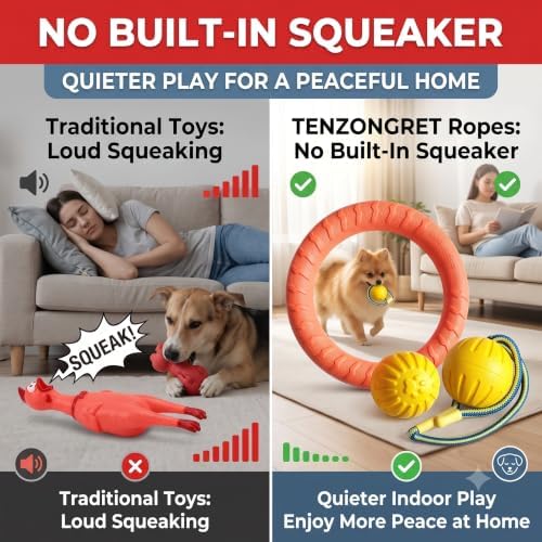 3-Piece Puppy Toys, EVA Chew Toy Set for Small Dogs
