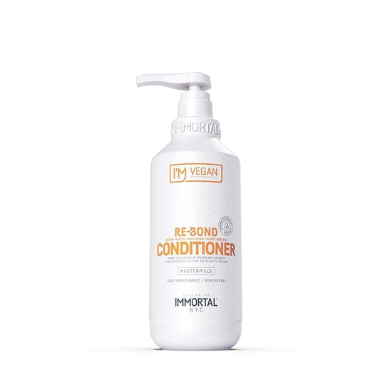 Immortal NYC RE-BOND Conditioner – Vegan, Hydrating & Repairing Conditioner with Biotin, Panthenol & Plant Keratin for Soft, Shiny, and Healthy Hair – 500ml