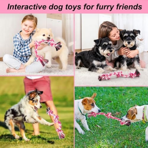 SZEE Dog Rope Toy, Rope Toys for Dogs, Suitable for Small Breeds Puppies