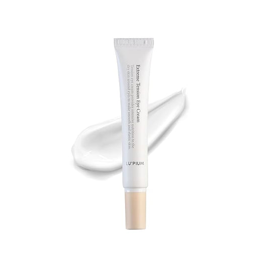LU'PIUM Extreme Tension Eye Cream - Nourishing & Firming for Under Eye with Dark Circles, Tired Eye Care, 5 Vegan Phytomucin Korean Skincare (20ml/0.68 fl. oz.)