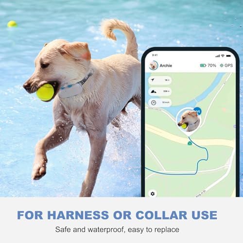 Dog GPS Tracker Rubber Clip Compatible with Tractive GPS Dog Location Activity Tracker Replacement Rubber Attachment Clips - Pack of 4