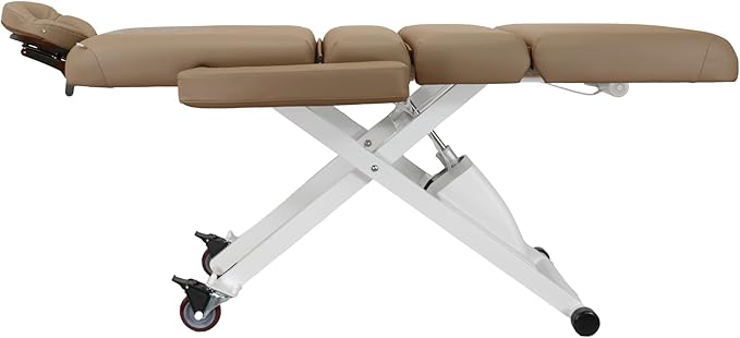 SKINACT Cleo Electric Spa Treatment Table, Facial Massage Bed ADA Compliant (Sand)