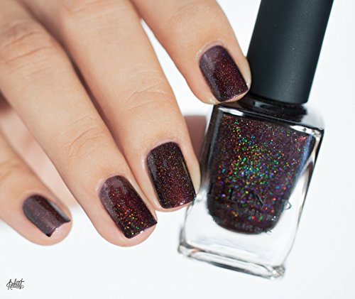 ILNP Overnight Bag - Espresso Brown Holographic Nail Polish
