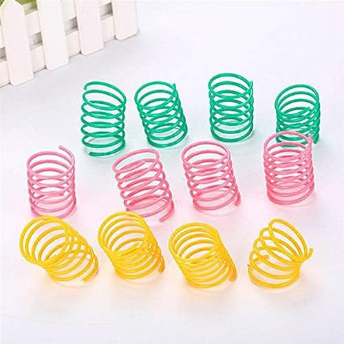 Cat Interactive Toy Stick Feather Wand with Small Bell Mouse Cage Toys Plastic Artificial Colorful Cat Teaser Toy Pet Supplies (Tpye9)