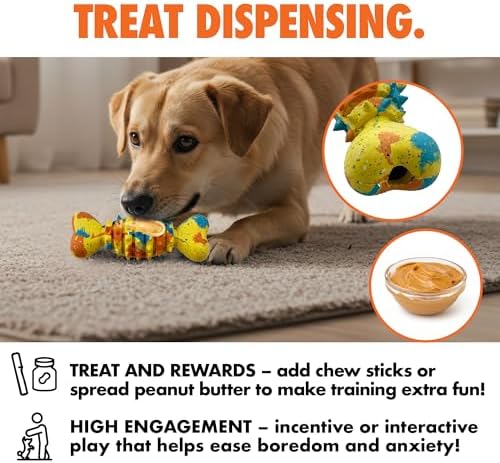 Max Fusion Spike Dog Toy, Medium, Tie Dye, Made with Nike Grind