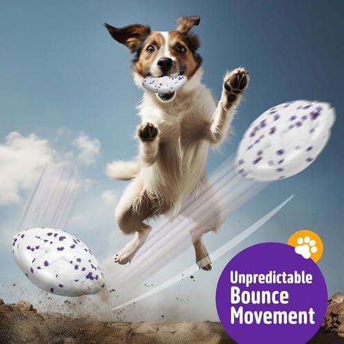Kimee Dog Balls Tennis Balls Dog Chew Toys for Aggressive Chewer 3Pcs 5.3''
