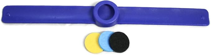 Kids Essential Oil Diffuser 3 Slap Bracelet Sport Set - Red, Blue, Green- Boys- Unscented