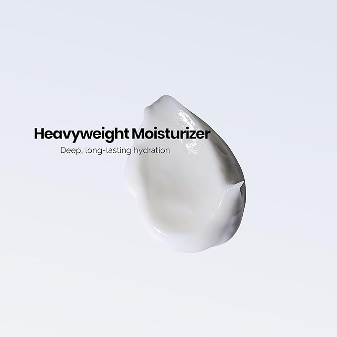 Koope Heavyweight Face Cream, Moisturizer For Dry Skin, Strengthen Skin Barrier with Peptides, Ceramides, Hyaluronic Acid, Rosemary Extract, Free of Parabens, Sulphates & Fragrances, Vegan, 1.69 FL OZ