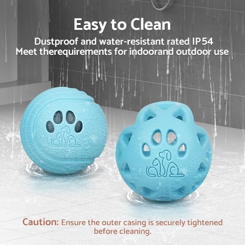 Interactive Dog Toys, [2026 Latest] Smart Dog Balls with Ball Cover, 4 Movement Modes, Durable TPU Material, Motion Activated Automatic Moving Rolling Ball