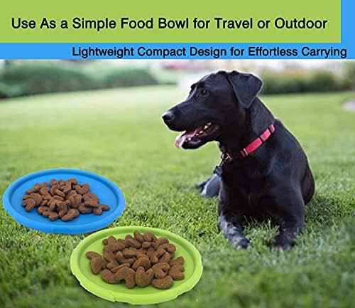 XIGOU Dog Flying Disc, 2 Pack Dog Flyer Toys, Soft Rubber Interactive Lightweight Flying Disc Dog Toy for Small Large Dogs - Floats in Water & Safe on Teeth, 7.2 inch.
