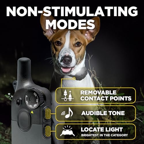 Dogtra 200iQ Professional Remote Training E Collar - 1/2 Mile, 100 Precision Levels, IPX9K Waterproof, Tone & Vibration – Seamless No-Look Control Off-Leash Confidence for Dogs 10lb+