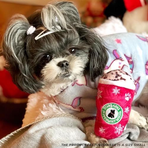Haute Diggity Dog Starbarks Puppermint Mocha Plush Dog Toy Drink Parody Toy