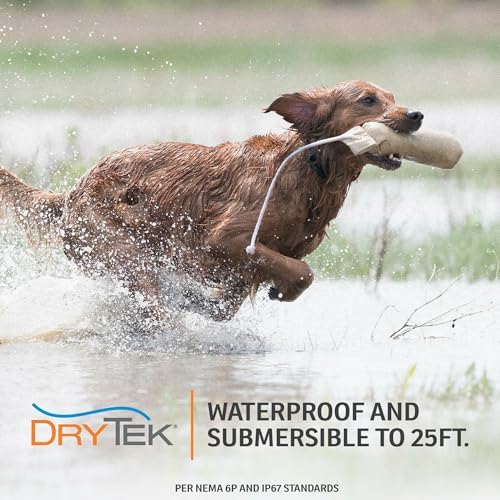 SportDOG NoBark Bark Collar | Silent Partner Bark-Only Detection, 8 Progressive Static Levels, DryTek Waterproof, Replaceable Battery, Dogs 8 lb+, 5-22 in