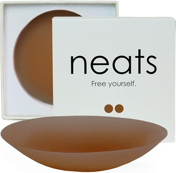 NEATS Nipple Covers for Women, Reusable & Hypoallergenic Adhesive Silicone Pasties