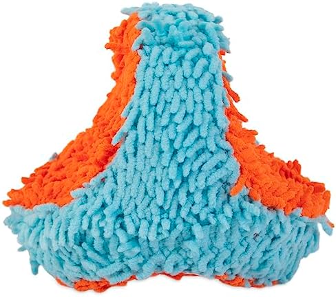 Chuckit! Indoor Fetch Tumbler Toy for Dogs, Orange and Blue, 4.5 inches (Pack of 12)