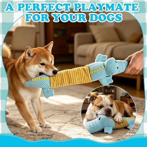 EXPAWLORER Dog Squeaky Toys,Puppy to Keep Them Busy Training