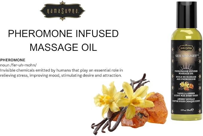 Kama Sutra Sex Magnet Pheromone Massage Oil - 2 Fl Oz