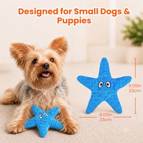 HGB No Stuffing Crinkle Dog Squeak Toys with Treat Pocket