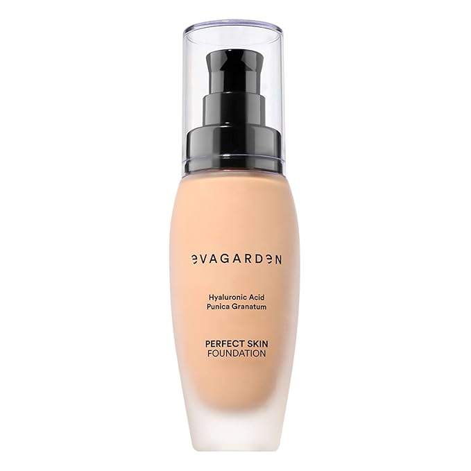 EVAGARDEN Perfect Skin Foundation - Soft Texture Ensures Excellent Coverage and Natural Finish - Visibly Reduces Signs of Aging - Smooth and Moisturizes Your Epidermis - 236 Nectar - 1.01 oz