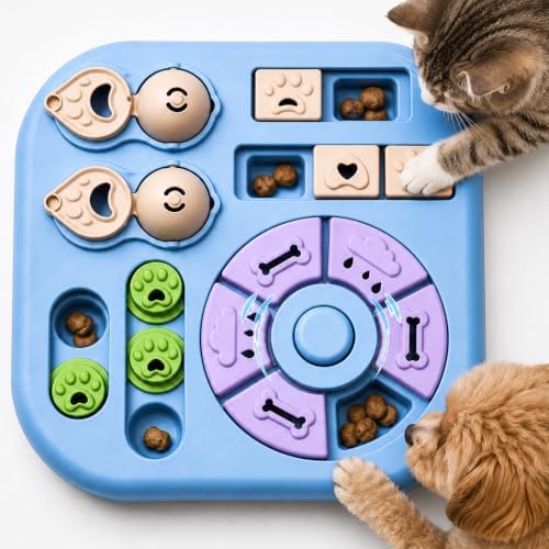 Dog Puzzle Toy, Interactive Treat Puzzle Feeder for Small and Medium Dogs