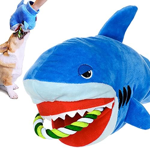 Squeaky Plush Dog Toy - Funny Stuffed Rope for Small Medium Dogs