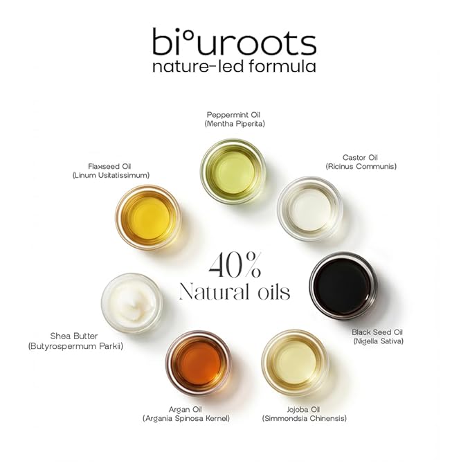 Scalp & Hair Renewal Oil with Scalp Applicator, Bi-Phasic Hair Growth Oil for Stronger, Healthier Hair, Natural Plant Hair Oil Formula with Rosemary, Onion, Argan, Jojoba & Castor