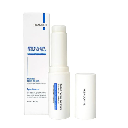 Eye Cream Stick for Dark Circles & Wrinkles – Korean Under Eye Balm Treatment with Avocado & Almond Oil, Firming & Hydrating, Puffiness & Fine Line Care, Travel-Friendly