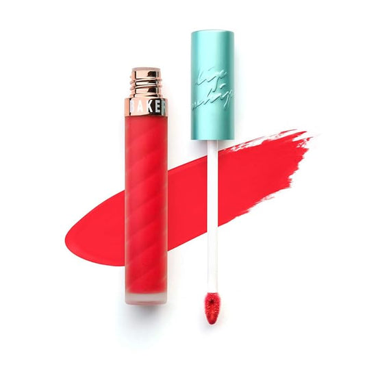 Beauty Bakerie Lip Whip Liquid Lipstick for Women, Hydrating Moisturizer Lip Gloss Lip Tint, Long Lasting Waterproof Lip Stain Matte or Metallic, 3.5mL, Cherry Flambe