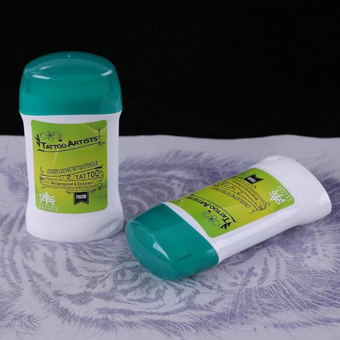 2PCS Tattoo Transfer Cream Gel, Safe and Long-Lasting Tattoo Balm Transfer Soap Stencil Tattoo Supplies Accessories for Body Art Makeup Artist
