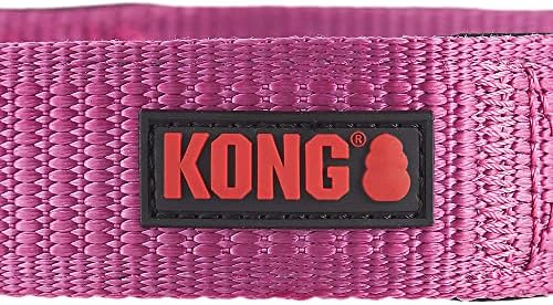 KONG Max HD Ultra Durable Neoprene Padded Dog Collar (XL, Pink)