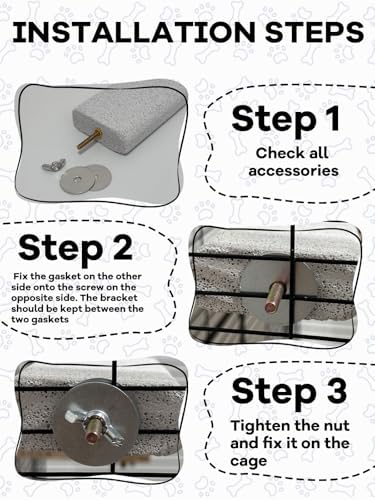 Chinchilla Lava Ledges Rat Climbing Platform 2 Pack Pumice Ledge Shelf Pet Chewing Grinding Toys Small Animals Cage Accessories for Totoro Squirrel Guinea Pig Hamster Gray