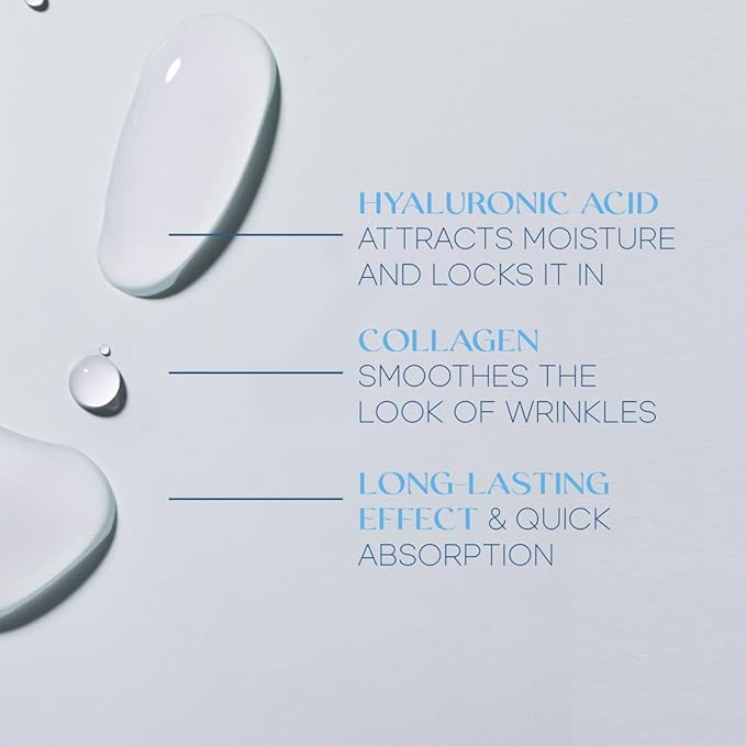 Hyaluronic Acid and Collagen Under Eye Patches - Anti-aging, Reduces Eye Bags & Wrinkles, Firming & Hydrating Eye Pads - Cruelty Free Korean Skin Care - All Skin Types - 5 Pairs